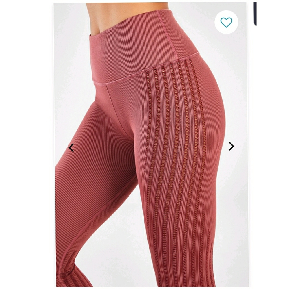 Fabletics High-Waisted Seamless Rib Legging - Picture 3 of 4